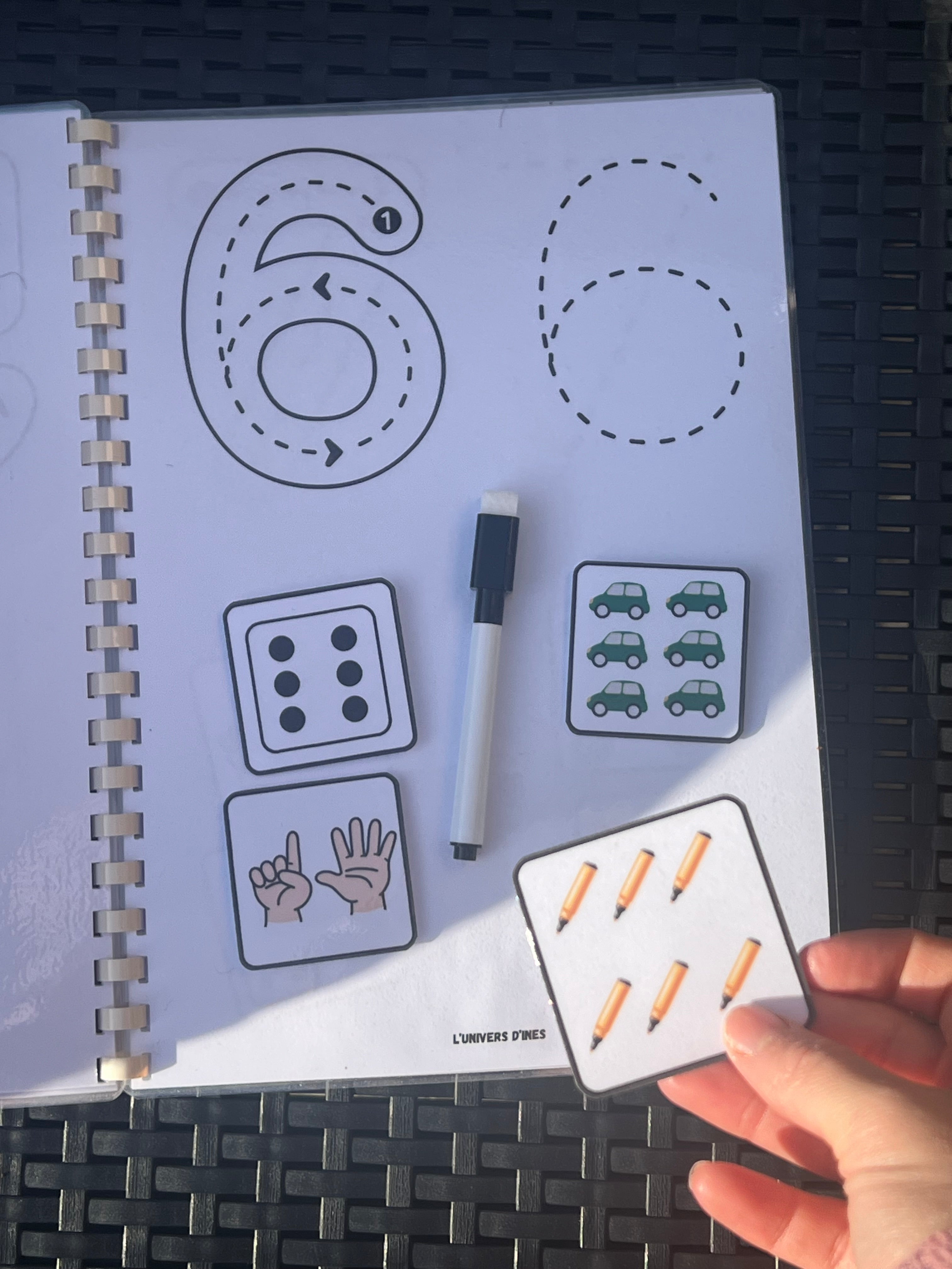 Livret éducatif chiffres plastifié